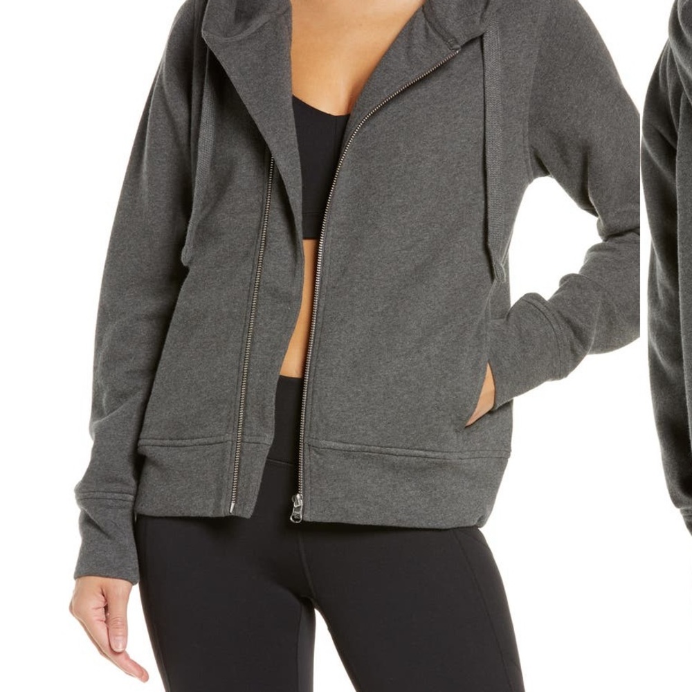 ZELLA West Coast Asymmetrical Zip Hoodie